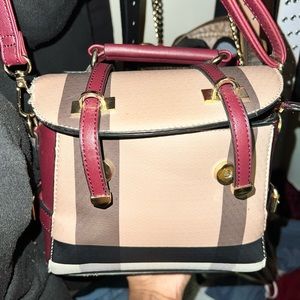 Mini purse with strap attached